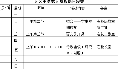 教学环节的安排 - 图1