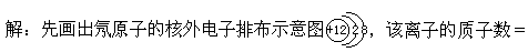 三、给出离子电荷数及核外电子的排布特点 - 图1