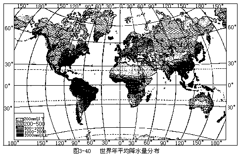 表 3-14 世界与我国最大降水强度状况 - 图1