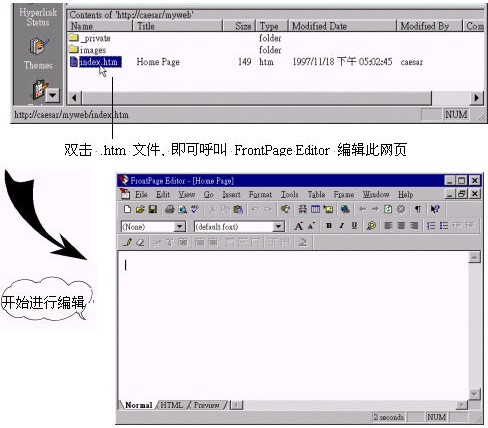 第 3 章 FrontPage 98 的 基 本 操 作 - 图8