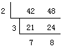 三十二、最大公约数法 - 图1